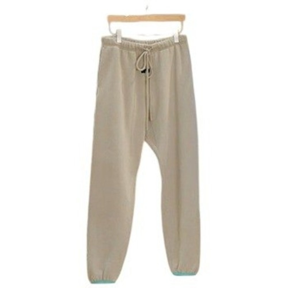 Fear of God Essentials RARE Discontinued Cotton Sweatpants Cuff Grey/Beige Seal